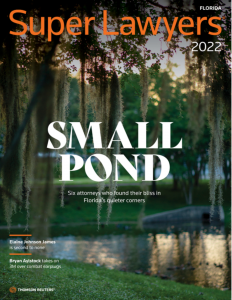 Super Lawyers Magazine Cover Small Pond